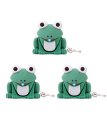 Cute Little LED Animal Keychain Light with Sound and Metal Keyring (3-Frog) - £9.58 GBP
