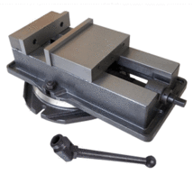 4‘’ Bench Vice w/ Base Drill Press Milling Machine Workbench Vise - £58.90 GBP