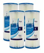 1 Micron Whole House Full Flow 10&quot; x 4.5&quot; Pleated Water Filter Replaceme... - $58.01 CAD