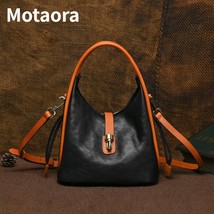 New Small Women&#39;s Handbags For Ladies Top Layer Cowhide Luxury Designer Handbag  - £94.67 GBP