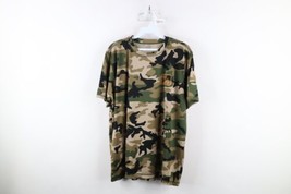 Fintech Mens Size Small Spell Out Camouflage UV Sun Defender Fishing T-S... - £23.63 GBP