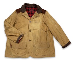 Vintage 50s 60s Cumberland Tapatco Made Canvas Hunting Shooting Jacket SZ 50 USA - £62.40 GBP