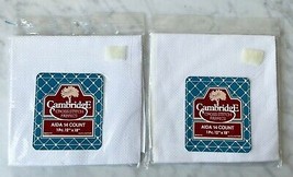 Cambridge 14 Count Aida Cross Stitch Fabric - 2 Packages White 12&quot; x 18&quot; - £4.44 GBP