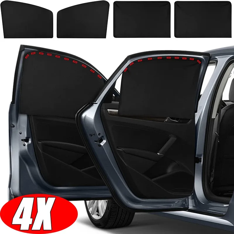 Car Side Window Sunshade Magnetic Curtains Privacy Front/Rear Window Sun... - £11.46 GBP+