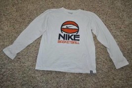 Boys Shirts 2 Nike White Basketball &amp; Arizona Blue Snowboard Long Sleeve- 14/16 - £11.82 GBP