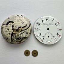 Betsy Ross Pocket Watch Movement 0s W/ Dial Hunter For Parts - €21,48 EUR