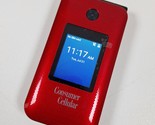 ZTE Link II 2 Z2335CC Red 4G Flip Phone (Consumer Cellular) - £36.26 GBP