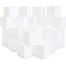 30 Pack Foam Craft Blocks For Modeling, 3 Inch Mini Square Cubes For Sculpting,  - £33.40 GBP