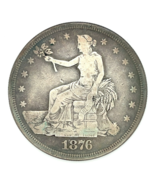 1876-S Silver Trade Dollar in Good Condition, VG IN Wear, Old Light Clea... - $270.79 CAD