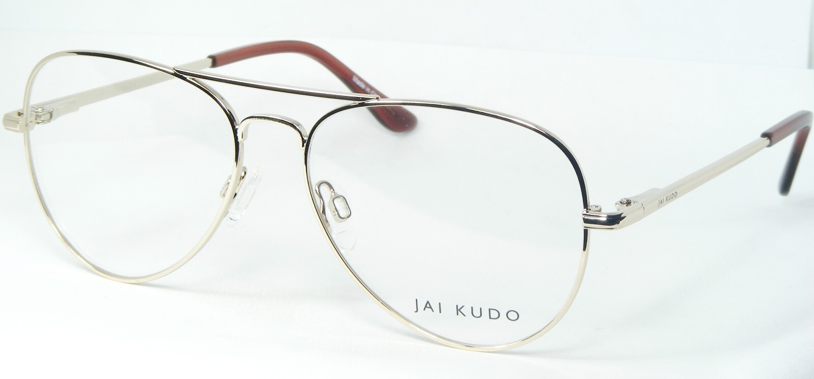 JAI KUDO JK063 C1 LIGHT GOLD EYEGLASSES GLASSES METAL FRAME 53-14-140mm - $56.48