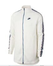 Nike- Taped Tab Poly Full Zip Track Jacket White, Blue, Red- Free Shipping - £63.90 GBP
