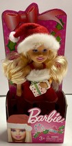 Barbie Holiday 2012 CHELSEA Doll Wearing Santa Hat ~ 4&quot; Tall ~ In Package  - £17.25 GBP