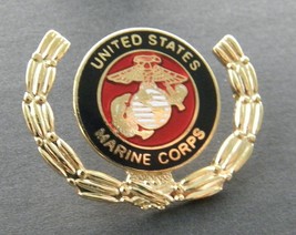 USMC Wreath Lapel Pin 1.25 inches Marine Corps Marines - £4.58 GBP