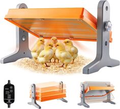 Adjustable Poultry Brooder Heating Plate – 12" x 8" for Safe Warmth of 1... - $54.40