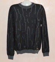 Messori  Black Gray Men&#39;s Italy 100% Wool Sweater  Size 2XL P/O Good Con... - £43.54 GBP