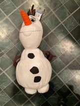 Disney Frozen 26&quot; Olaf Pillow Plush *Pre-Owned/Nice Condition* eee1 - £11.79 GBP