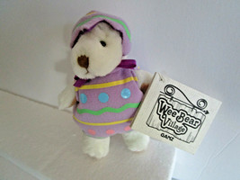 Vintage GANZ Easter Wee Bear Village &quot;Crackle&quot; NWT 5.5&quot; Teddy in Egg Suit - $14.95