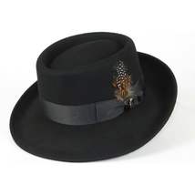 Men Bruno Capelo Hat Australian Wool Crushable Wide Brim GAMBLER GAM100 Black image 5