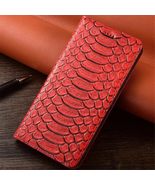 Generic for iPhone 15 Pro max (Color: RED) Genuine 3D Pattern Leather Ma... - $136.15