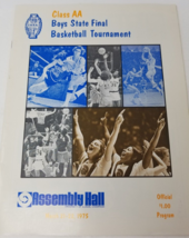 Illinois Boys Basketball Finals Program 1975 AA Chicago Bloom Wendell Ph... - $18.95