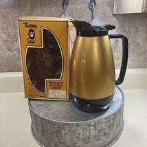 Vintage West Bend Thermoserv Black Gold Coffee Server Pot Carafe Pitcher... - $14.16