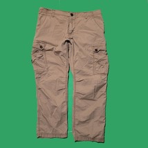 Old Navy Men Cargo  Pants Size 36x30 light weight cotton - $22.26