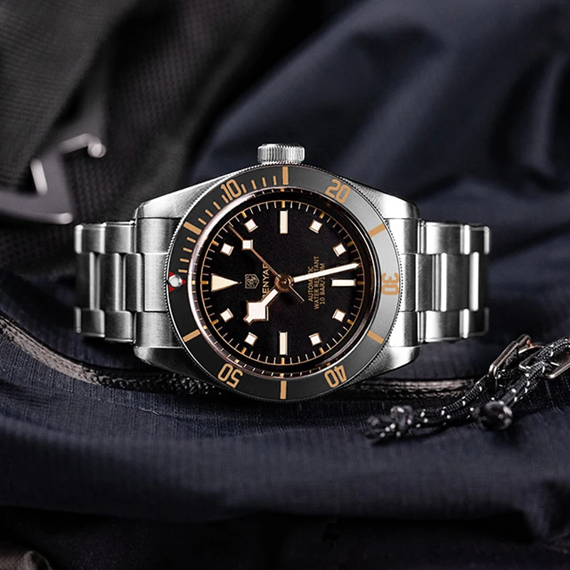 Men automatic watches stainless steel waterproof men wristwatch top bran... - £110.57 GBP