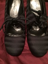 Ann Marino Black High Heel Shoes Womens Size 6.5M PreOwned - £9.38 GBP