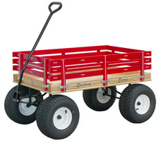 AMISH BEACH &amp; GARDEN WAGON w 6½ Wide Off Road Tires * 4 Color Choices * ... - £393.27 GBP