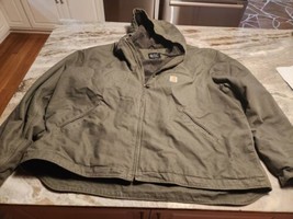 Carhartt Men’s Sherpa-Lined Jacket, Relaxed Fit, Size 3XL - $117.81