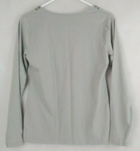 Bob Timberlake Women&#39;s Long Sleeve Gray Embroidered Blouse Size S - $12.60