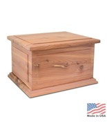 XL/Companion 400 Cubic Inch Shasta Companion Cedar Wood Funeral Crematio... - $624.93 CAD
