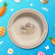 Vintage WEDGWOOD Bowl Beatrix Potter Peter Rabbit Porridge England Kids Dish - £14.24 GBP