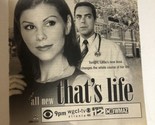 That’s Life Vintage Tv Guide Print Ad Heather Paige Kent Titus Williver ... - $5.93