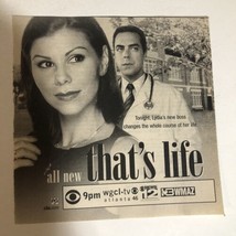 That’s Life Vintage Tv Guide Print Ad Heather Paige Kent Titus Williver TPA25 - £4.64 GBP
