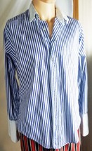 Vintage Saks Fifth Avenue Men&#39;s Long Sleeve Dress Shirt Size L - Need Cu... - $41.24