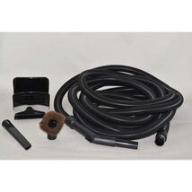 1 Central Vac Dust Brush Garage KIT-35FT Hose BlackToolscrevice Tool Hos... - $73.76