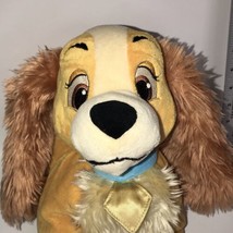Disney Store Lady and the Tramp 10&quot; Plush Cocker Spaniel Stuffed Animal Genuine - £16.60 GBP