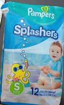 3 Pks. Pampers Splashers Swim Diapers Disposable SMALL 13-24 lb 12 ea Ct... - $19.80