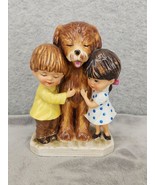 Vintage 1973 Moppet Fran Mar Gorham Dog Best Friend Figurine 7&quot; Tall - £12.60 GBP