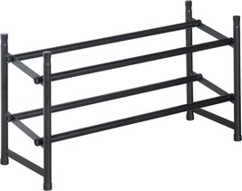 Shoe Rack, 2-Tier, Holds Up To 10 Pair, Telescoping, Stackable,, Richards - £22.93 GBP