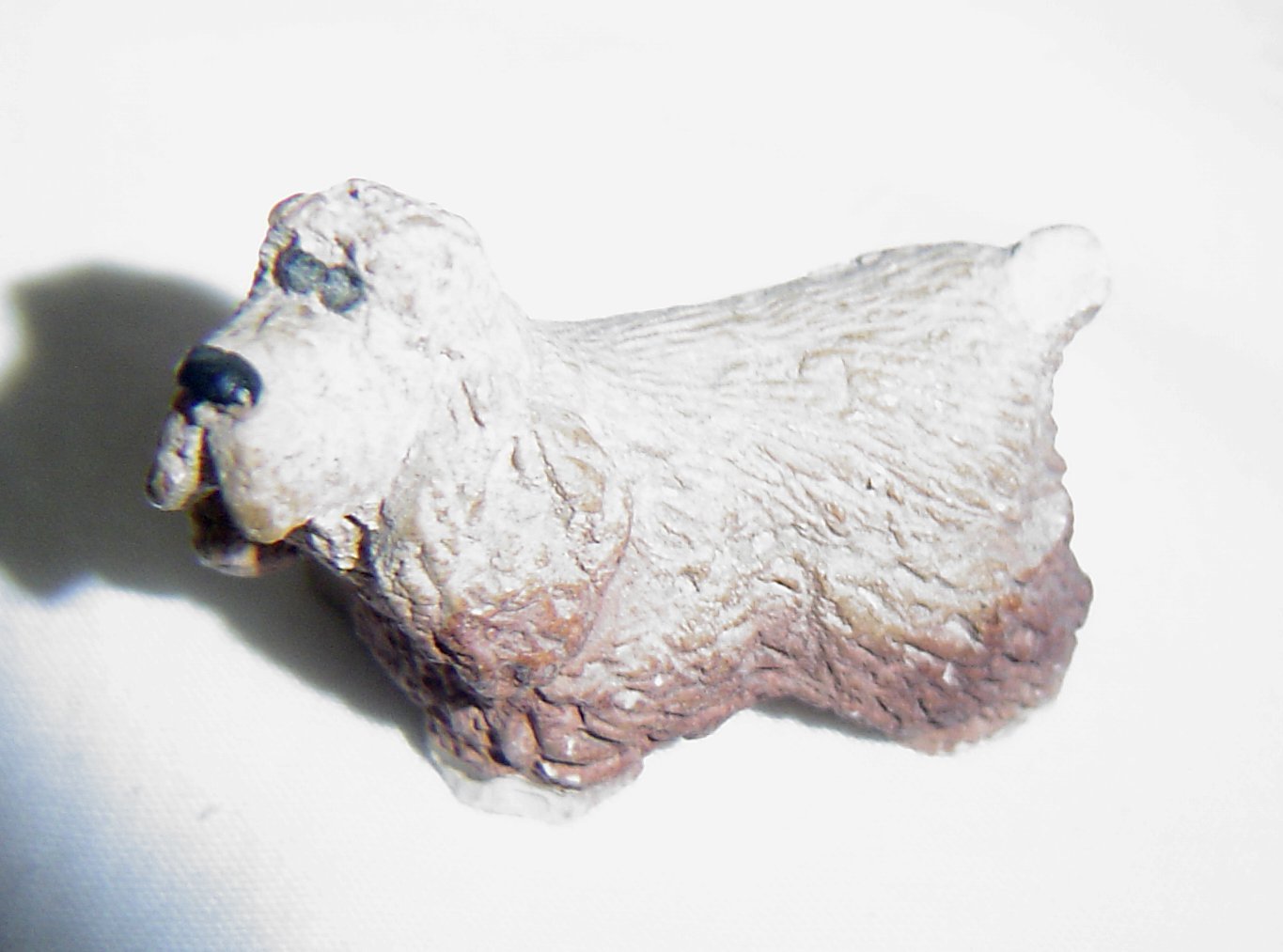 Miniature Cocker Spaniel Dog Standing Brown Figurine - $9.99