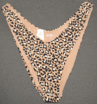American Eagle Aerie Leopard Super High Cut Cheeky Bikini Bottom Size XXL - $12.99