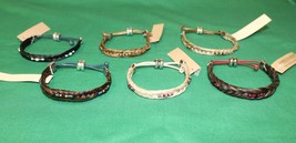 Equine Braided Beaded Horse Hair Bracelet Adjustable - Cowboy Collectibles  - $16.00
