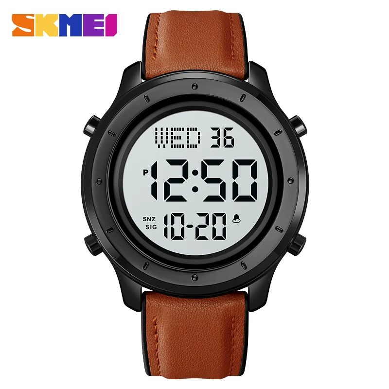 Watch  1864   Electronic Watch Man Fashion Waterproof Alarm  Date Digital Wristw - £47.03 GBP