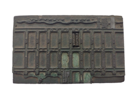 Atlantic City Steel Pier Greyhound Bus Kelley&#39;s Printing Plate Block Ink Stamp - £57.17 GBP