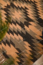Wool Jute Rugs Handwoven, Kilim Area Vintage Living Room Bedroom Dhurrie Carpet - £58.42 GBP+