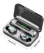 F9 TWS Bluetooth 5.0 Earbuds with Charging Case - $25.00