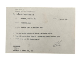 Optional Form No. 10 United States Government Memorandum Navy Funny Puni... - $299.66 MXN