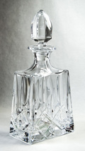 Gorham Lady Anne Heavy Lead Crystal Glass Liquor Decanter Czech Republic... - $85.00